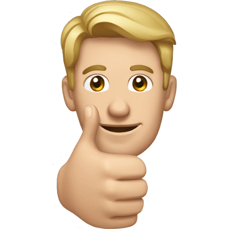 Maxim Martsinkevich thumbs up folded thumb emoji