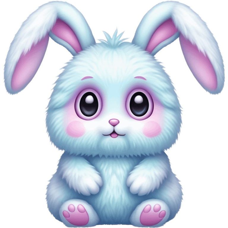 alien kawaiipuffy  fluffy easter bunny  emoji