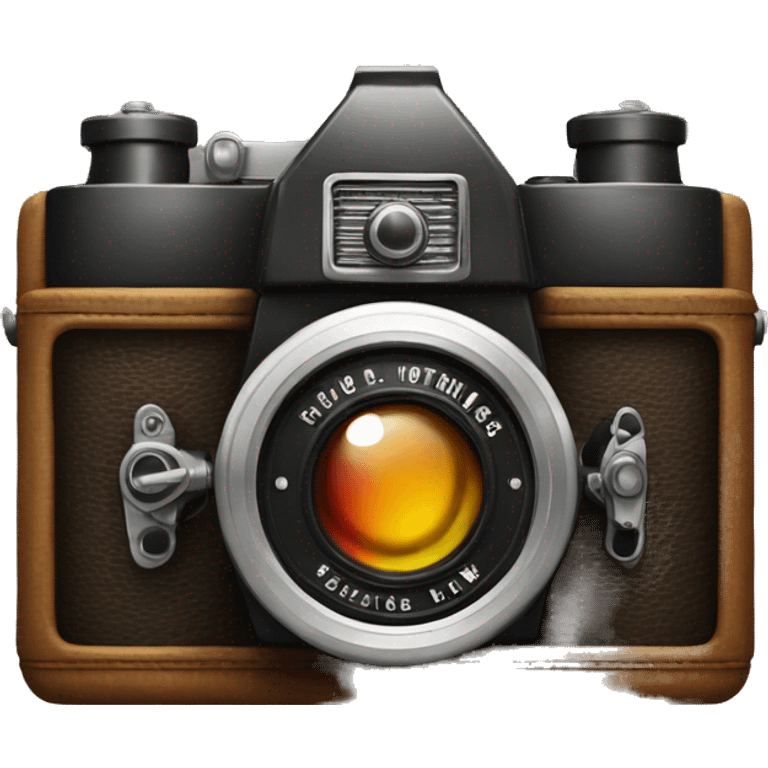 logo for a company that sells vintage cameras emoji