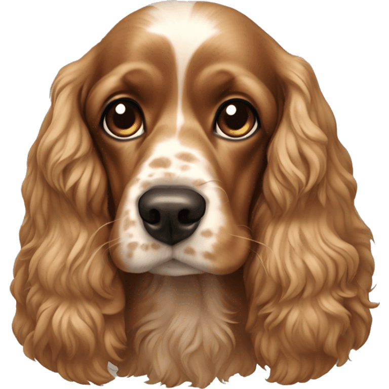 Cocker spaniel dog emoji