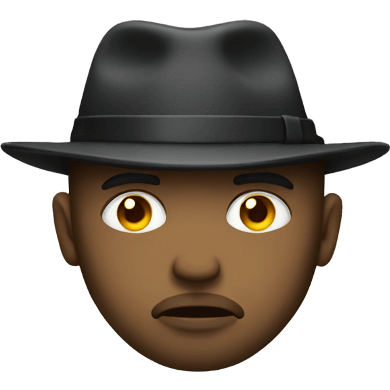 Sad gangster emoji