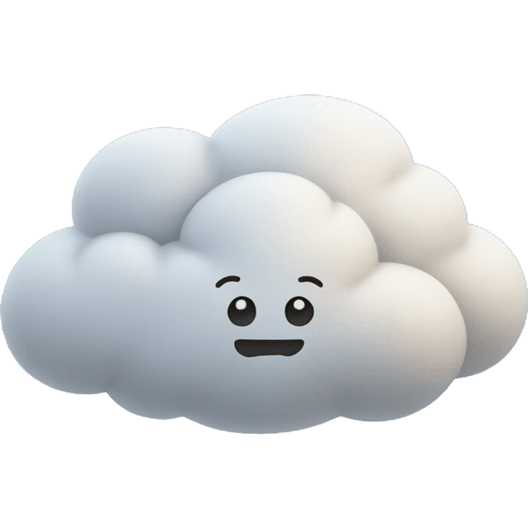 Cloud emoji