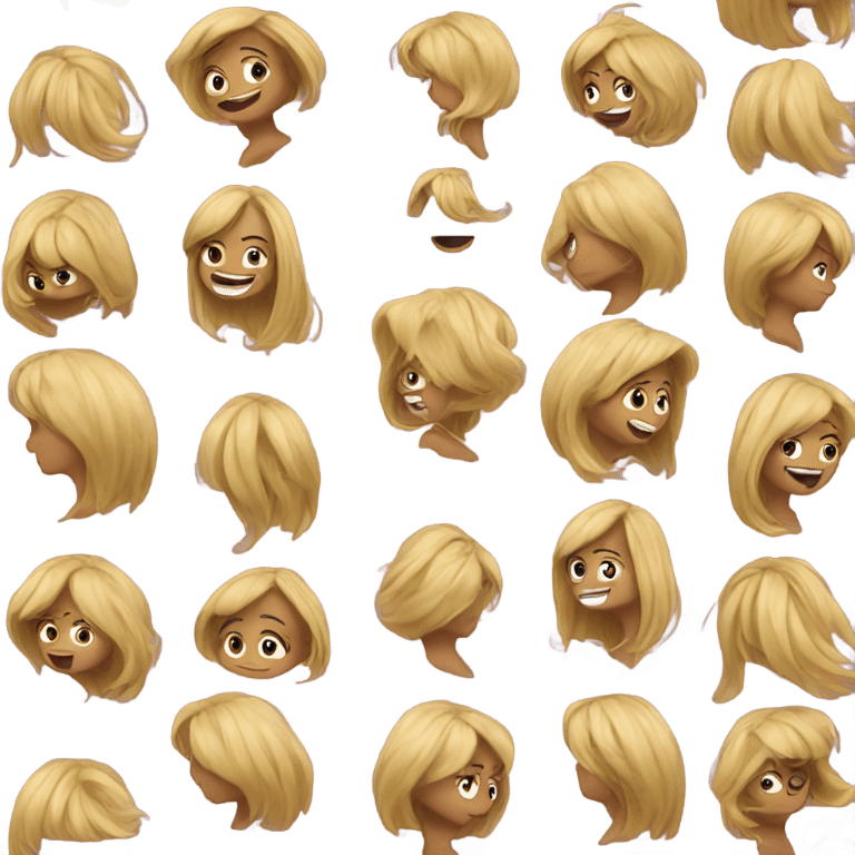 Hair flip  emoji