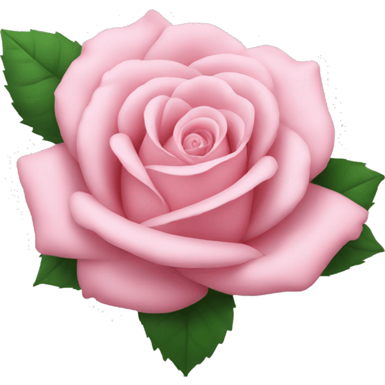 Baby pink rose emoji