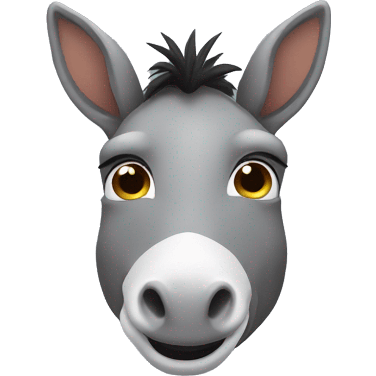 donkey with heart eyes emoji