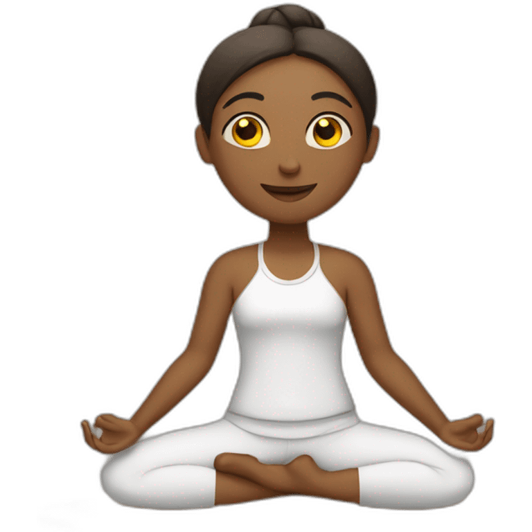 Yoga egipcio emoji