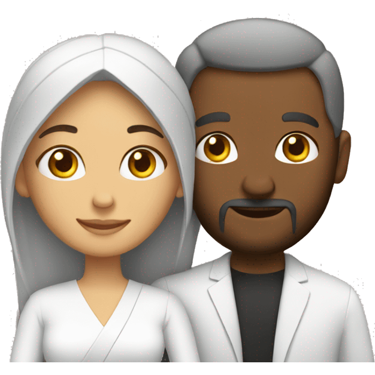 Interfaith couple emoji