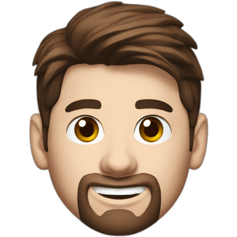 Lionel Messi with Barcelona Kit emoji