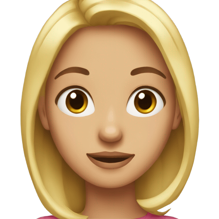 A girl emoji