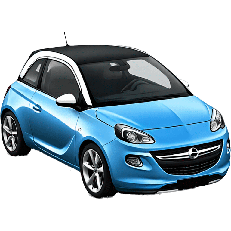 Opel Adam blau emoji