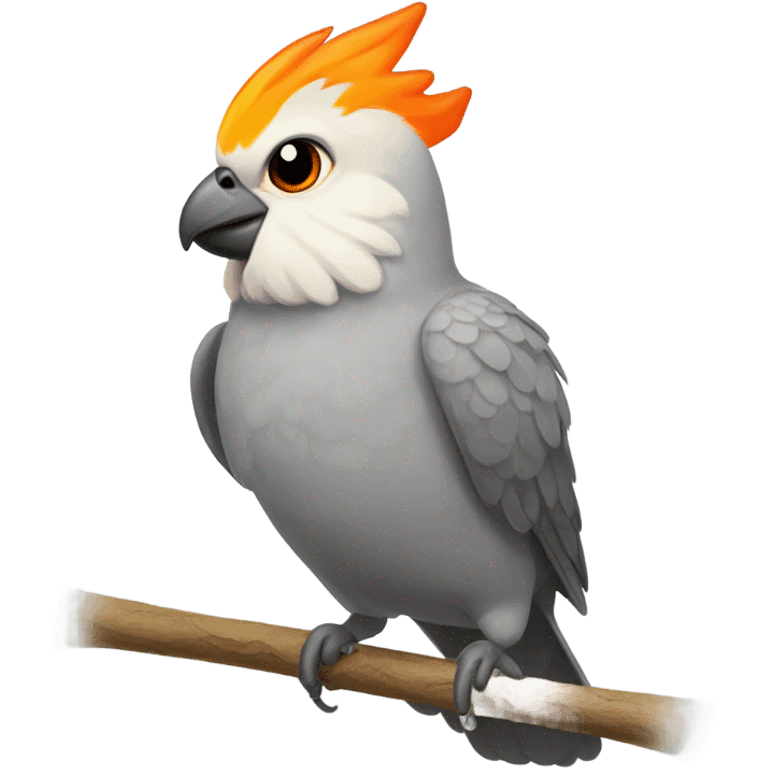 cockatiel bird emoji