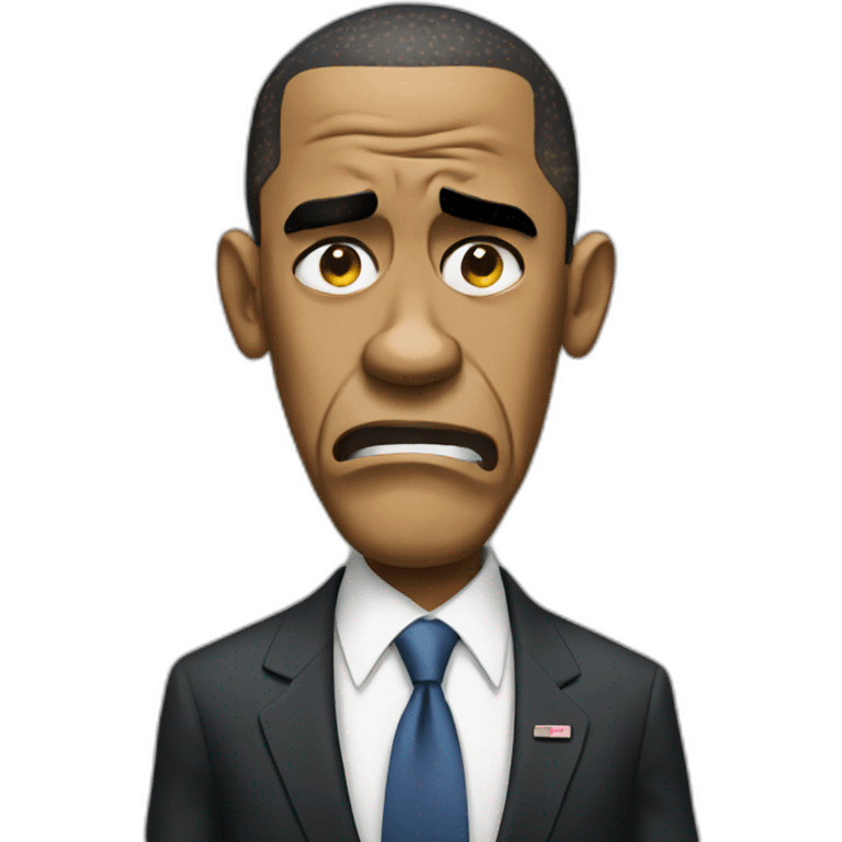 angry obama emoji