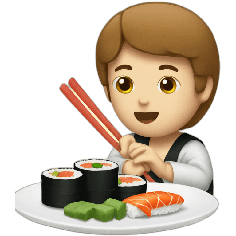 eating sushi emoji