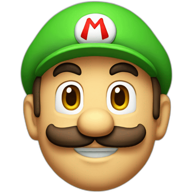 mario with luigi hat emoji