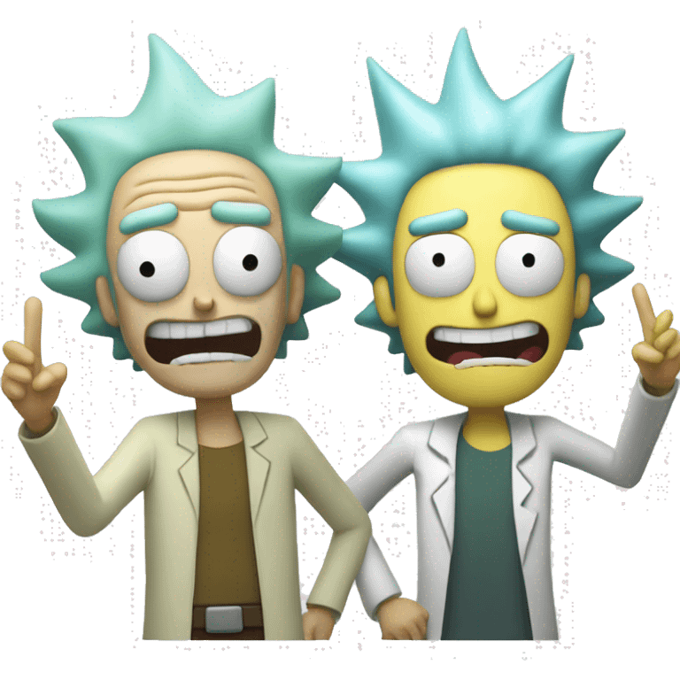 rick and morty happy emoji