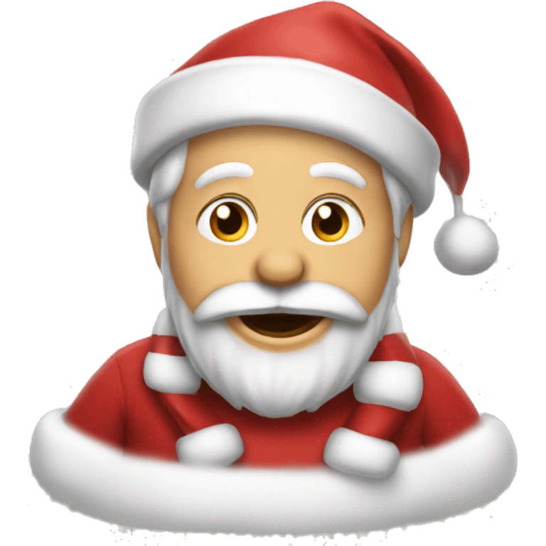 funny santa  emoji