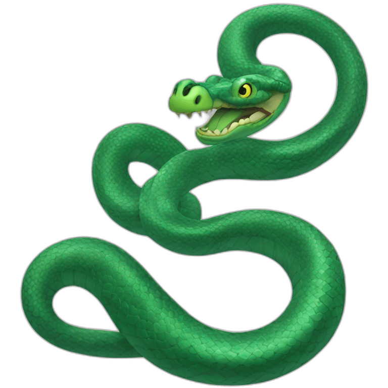 Un serpent mignon emoji