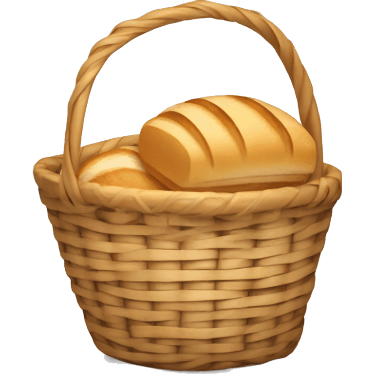 luccile ball with a basket of bread emoji