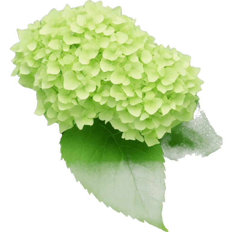 Limelight hydrangea emoji