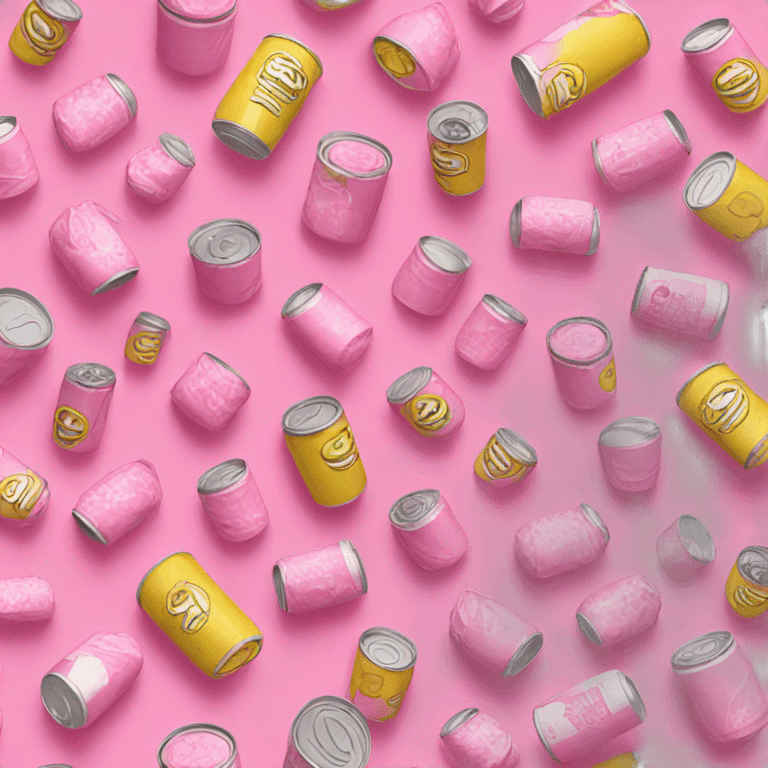 Pink can emoji