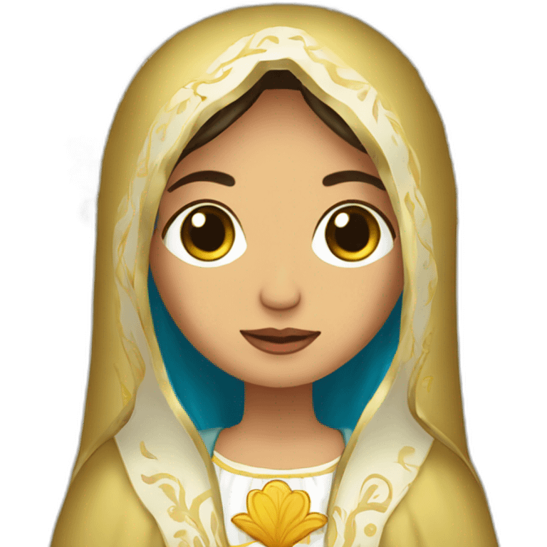 Virgen maria emoji