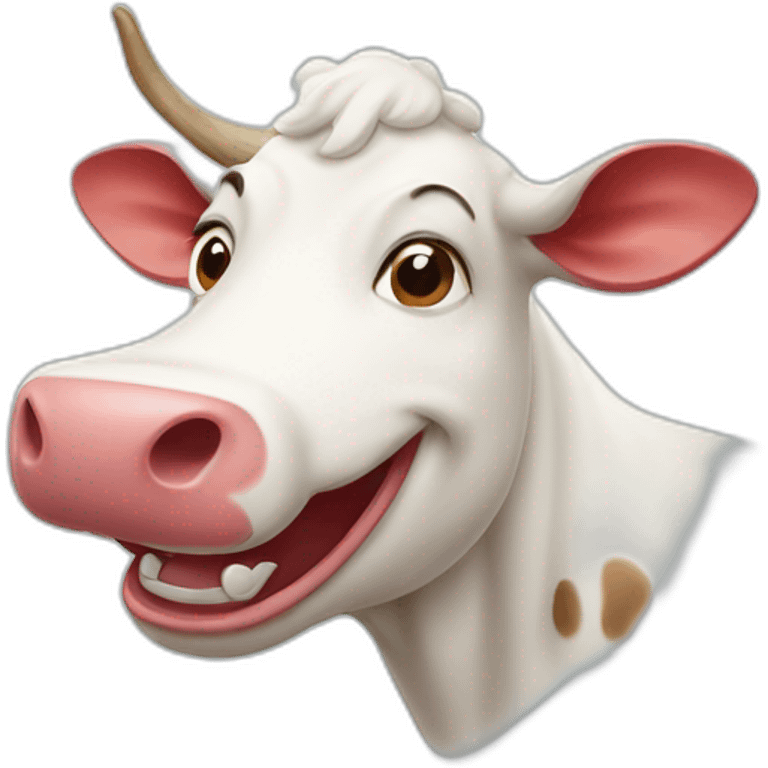 laughing cow emoji