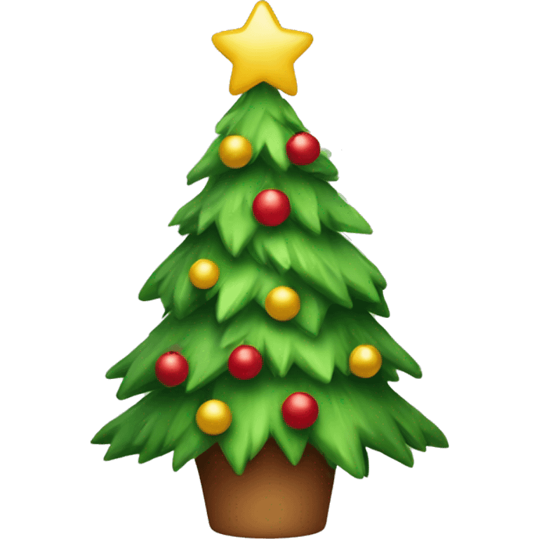 cute christmas tree emoji