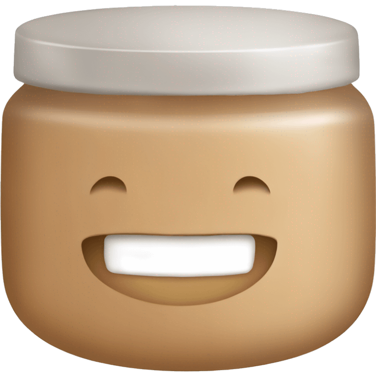 light brown body scrub pot emoji