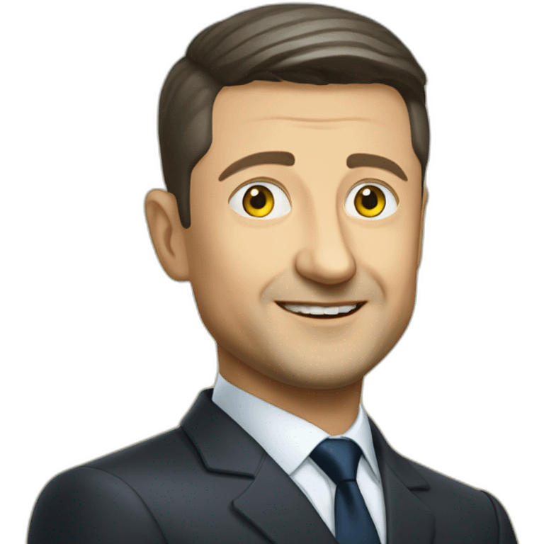 Presented of Ukraine Vladimir Zelensky emoji