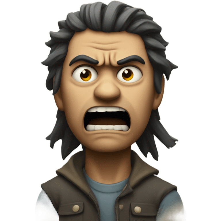 Angry wojack emoji