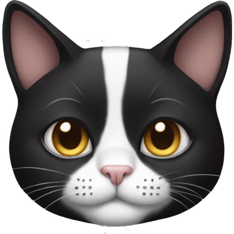 Tuxedo cat emoji