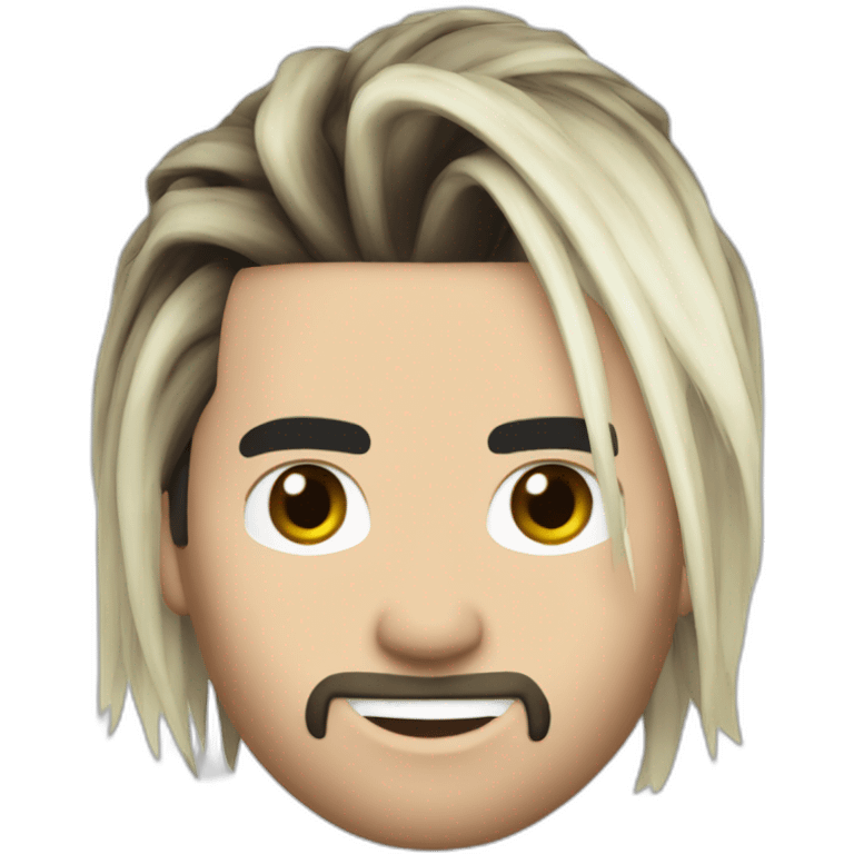 Bill Kaulitz hair down emoji