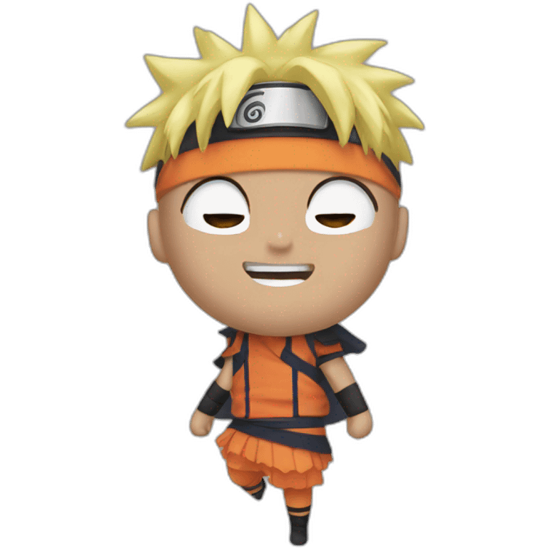 Naruto with a tutu emoji