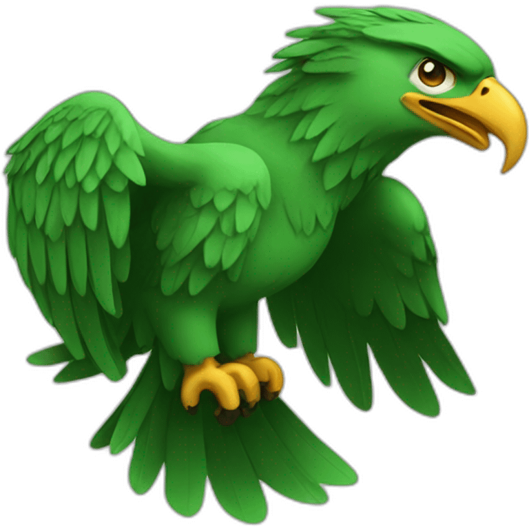 green eagles emoji