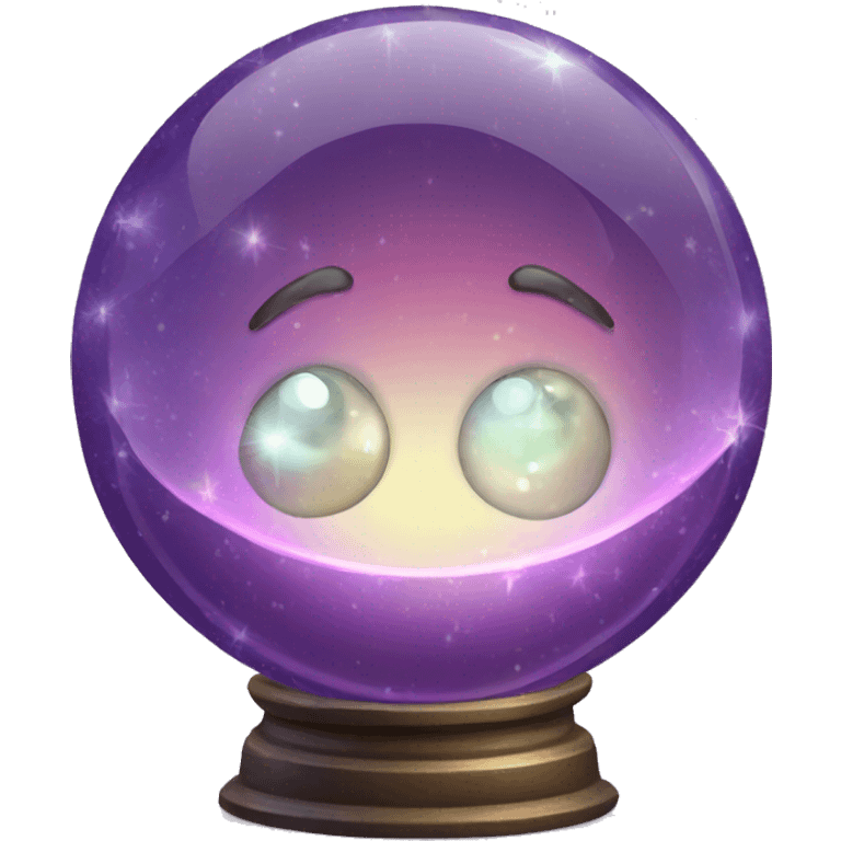 crystal ball sparkles emoji