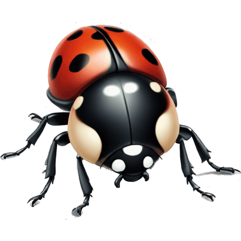 Ladybug with large head emoji