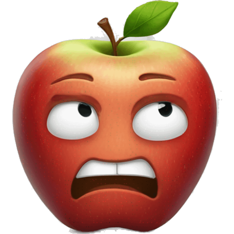 apple with emotion  emoji