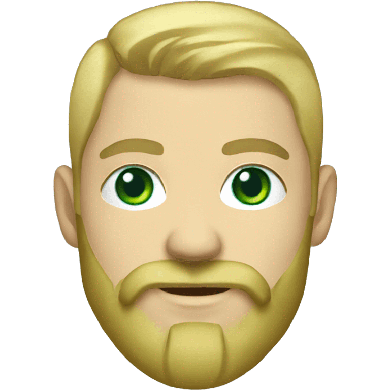 ukrainian military blonde man with a beard with green eyes with blue viking paint on the face  emoji