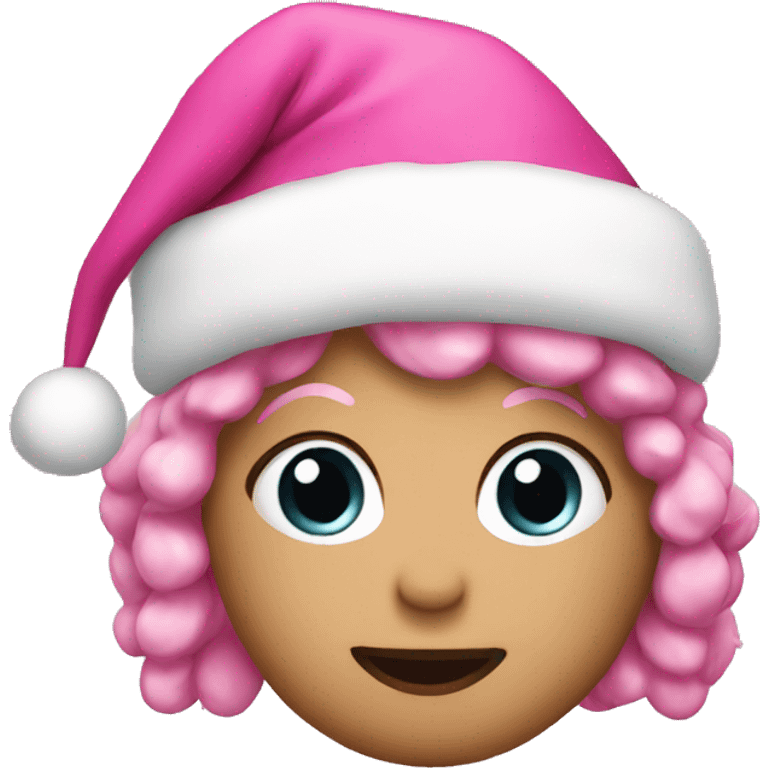 pink christmas  emoji