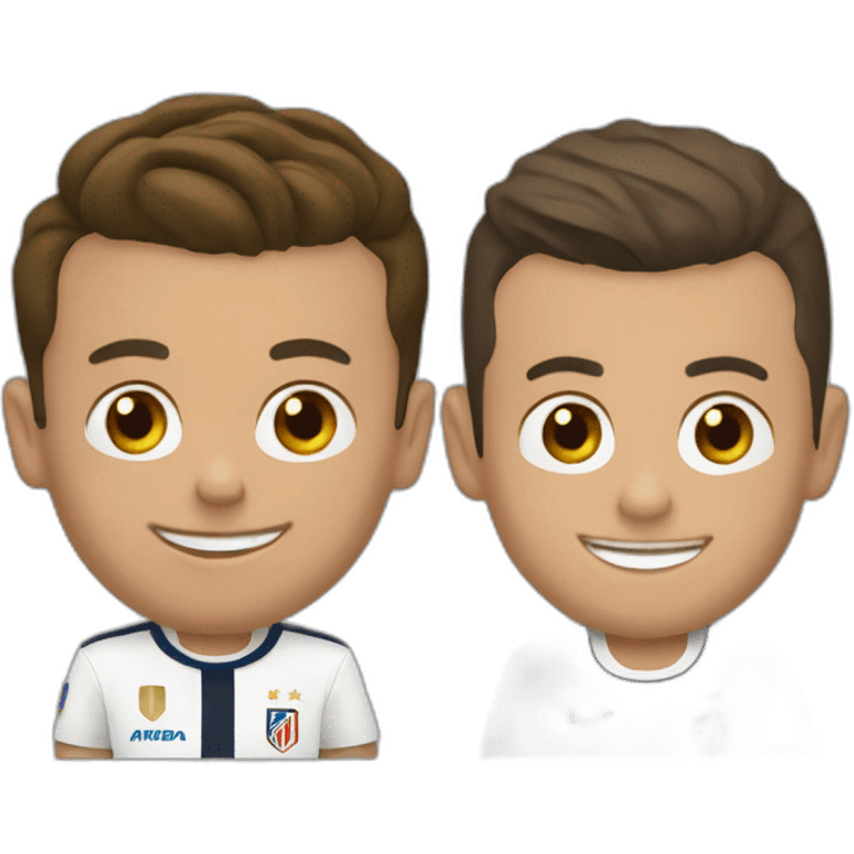 Macron et Ronaldo emoji