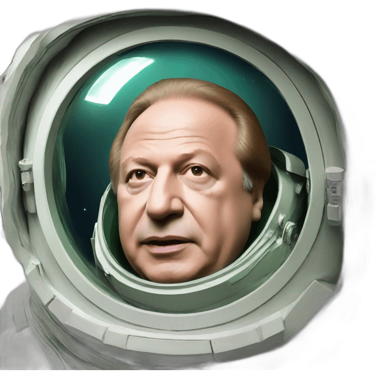 nawaz sharif in space emoji