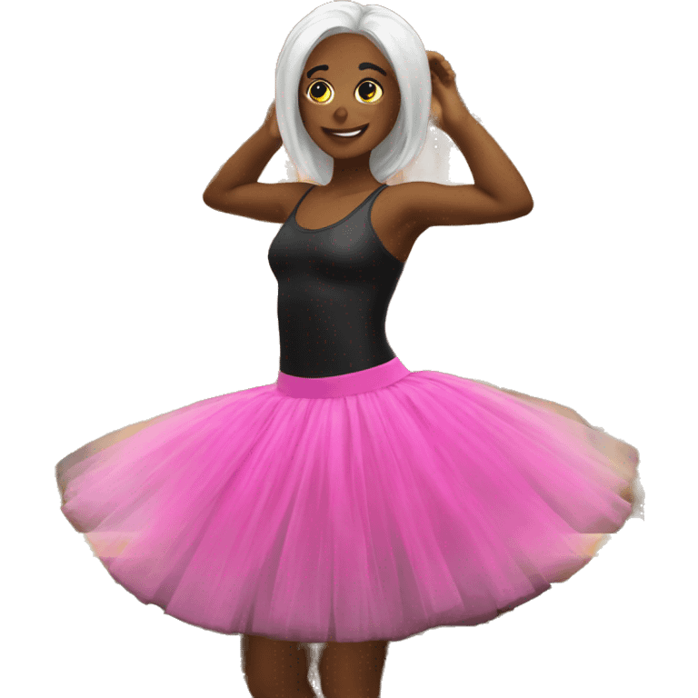 Tutu at the bar emoji