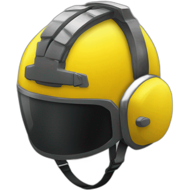 casque jaune emoji