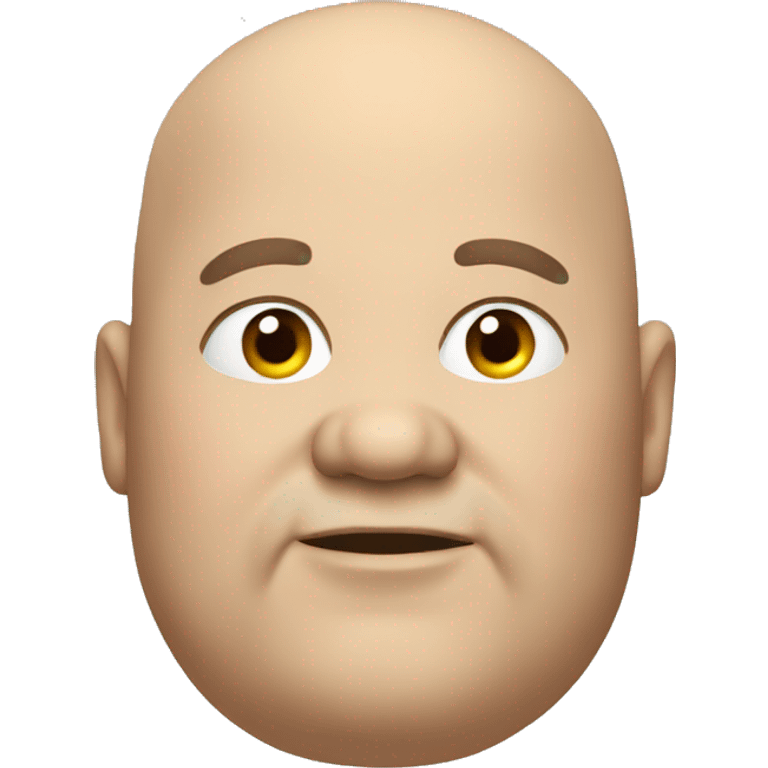 balding fat man  emoji