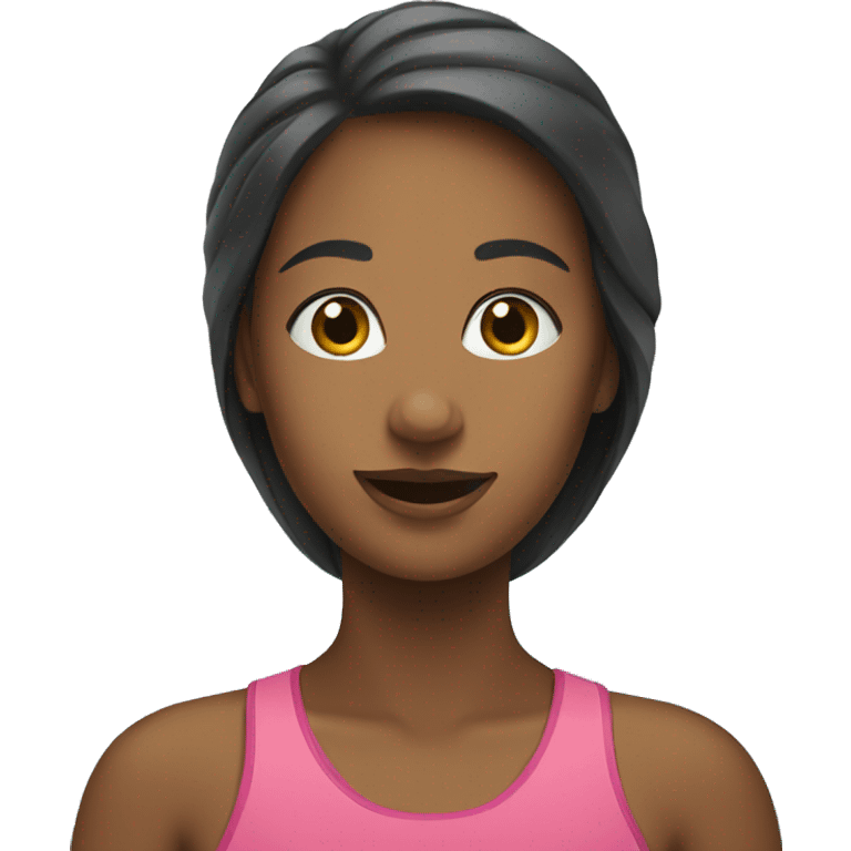 girl swimming on race emoji