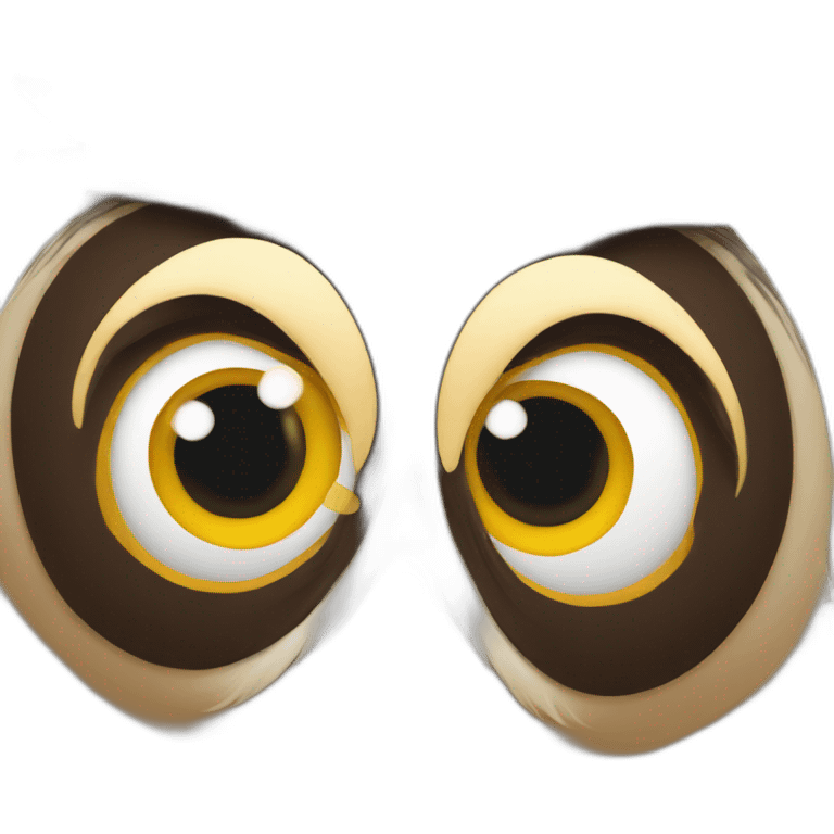 a goofy owl emoji