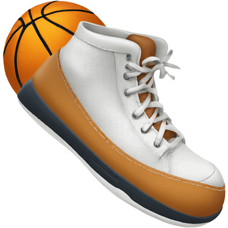 A slipper playing basketball  emoji