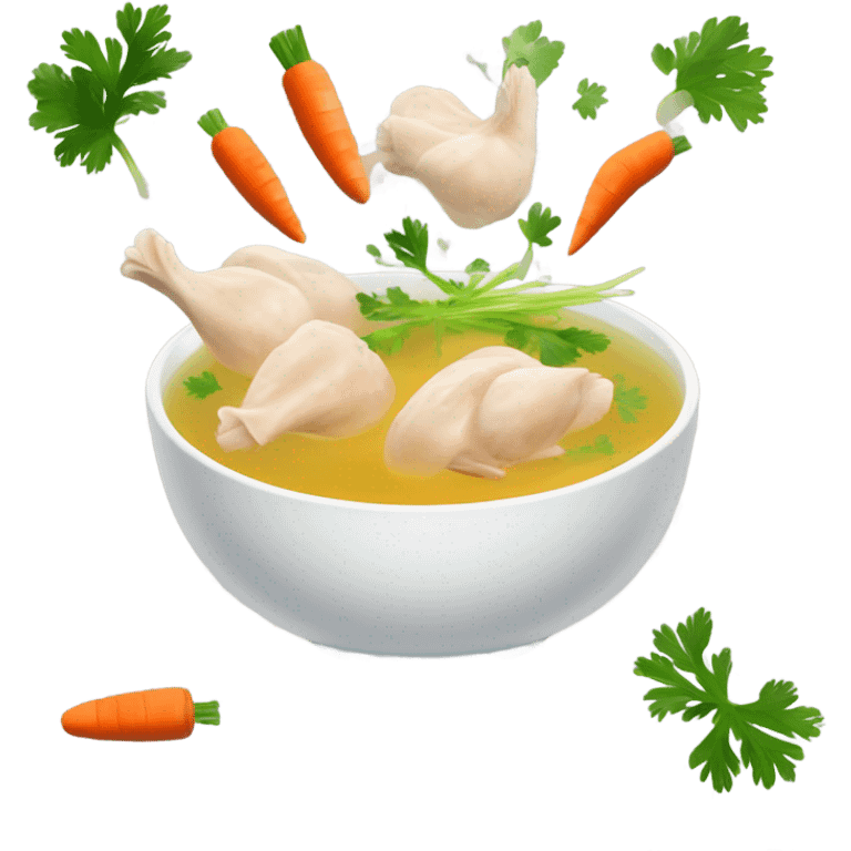 chicken broth  emoji