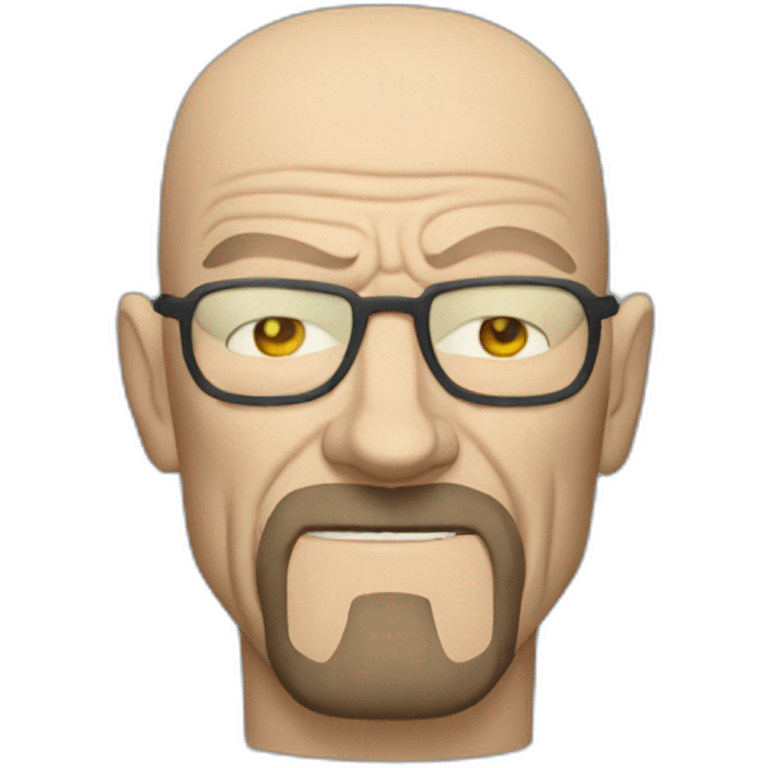 Walter White wearing a Batman suit emoji