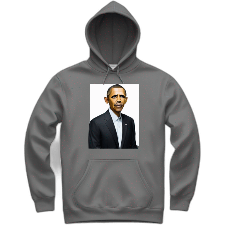 fullbody barack obama in box logo hoodie emoji